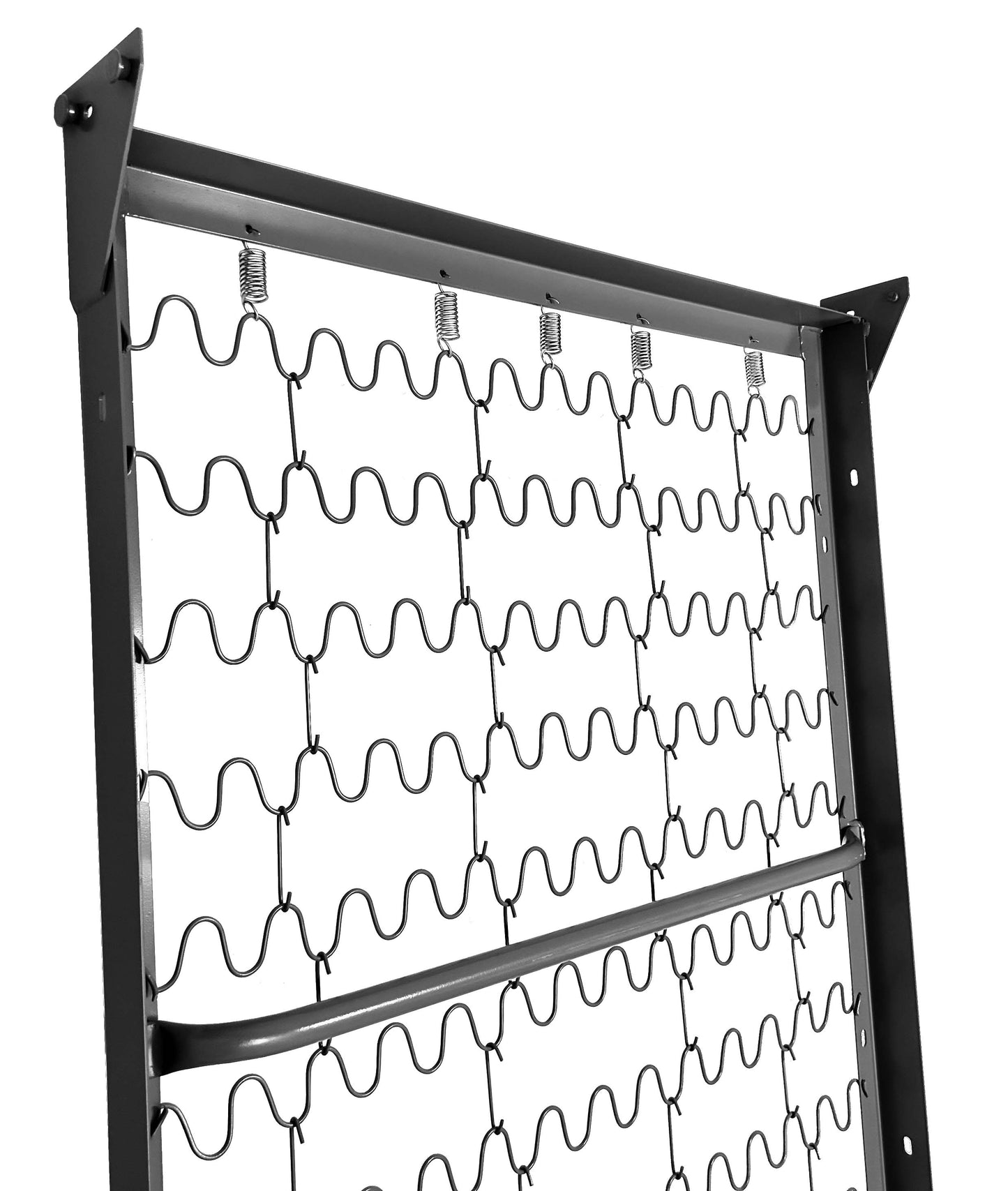 Military Square Tube Bunk-able Bed – Non-Adjustable, Black