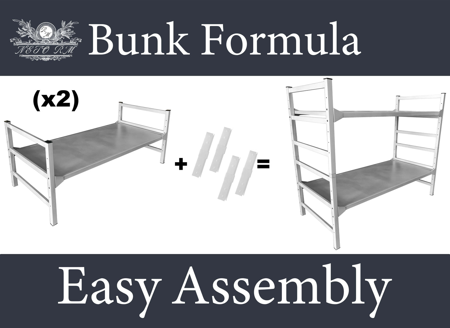 Steel Father — GSA-Certified Heavy-Duty Adjustable Military-Grade Steel Bed