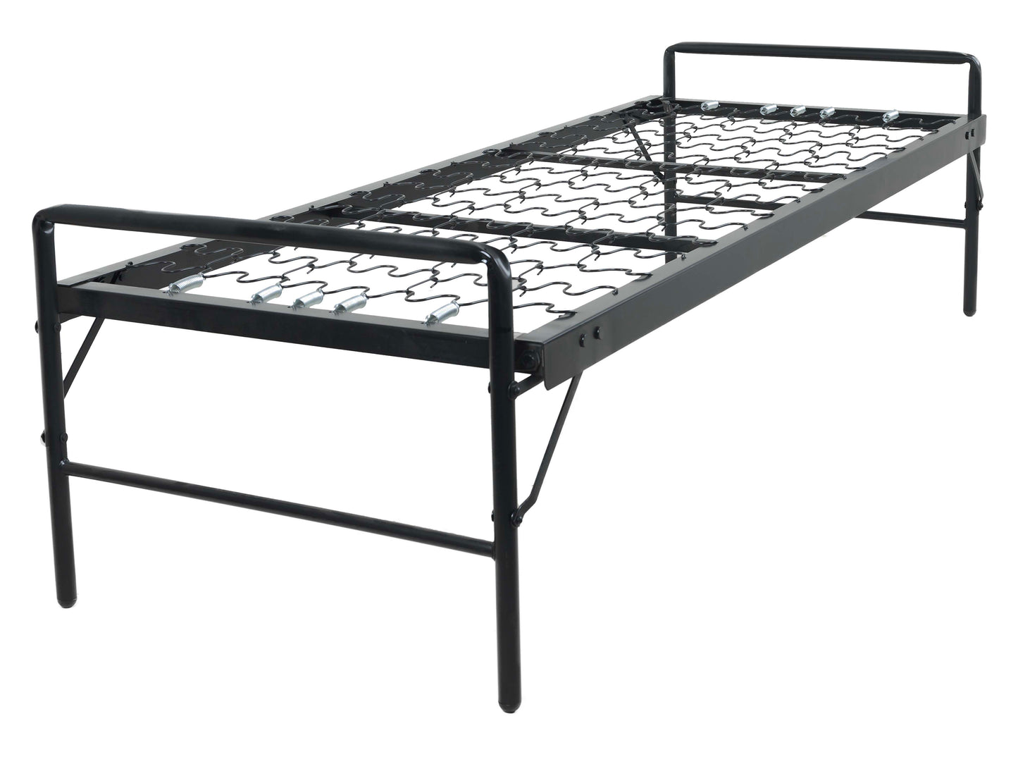 Army Style Steel Bunkbed With Mattresses.