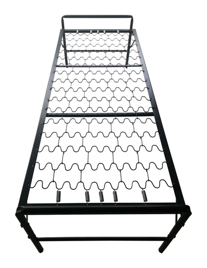 Army Style Steel Bunkbed With Mattresses.