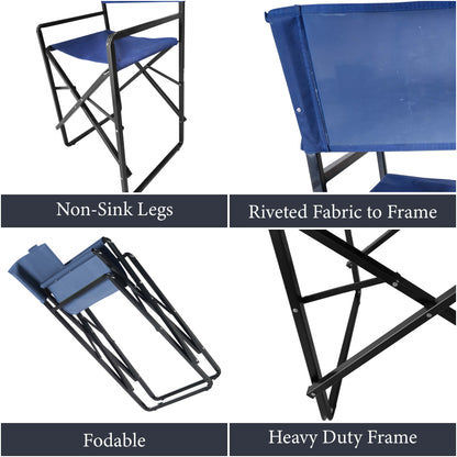 Heavy Duty Foldable Directors Chair
