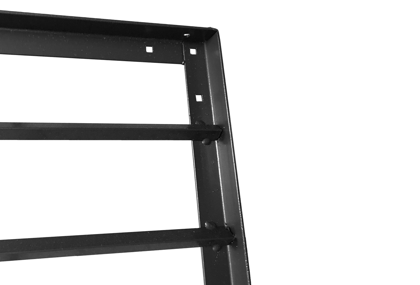 Heavy-Duty Steel Hotel Bed Base with Squared Tube Legs – Platform Frame | Black