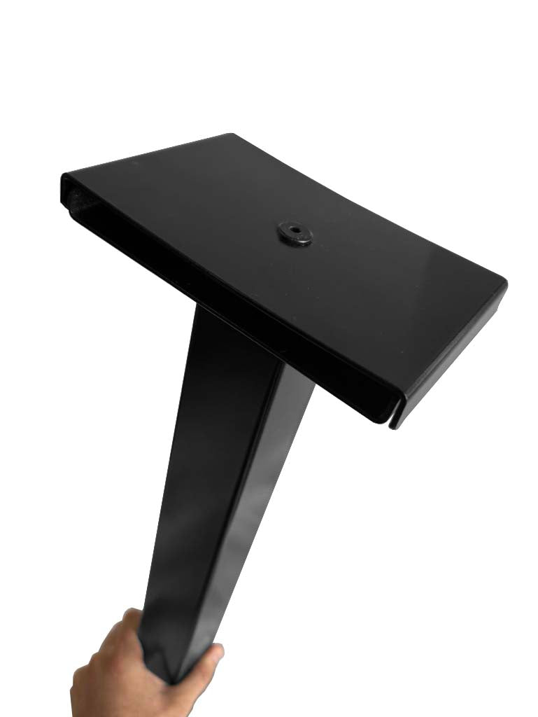 Heavy-Duty Steel Hotel Bed Base with Squared Tube Legs – Platform Frame | Black