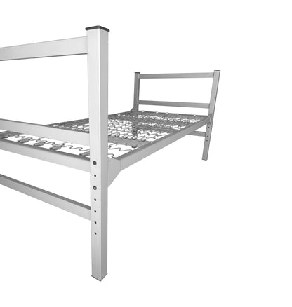 Steel Maiden – Heavy Military-Grade Adjustable Metal Bed (GSA-Approved)