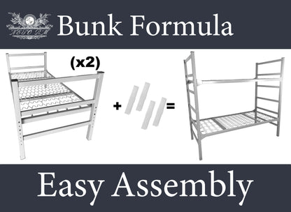 Steel Maiden – Heavy Military-Grade Adjustable Metal Bed (GSA-Approved)