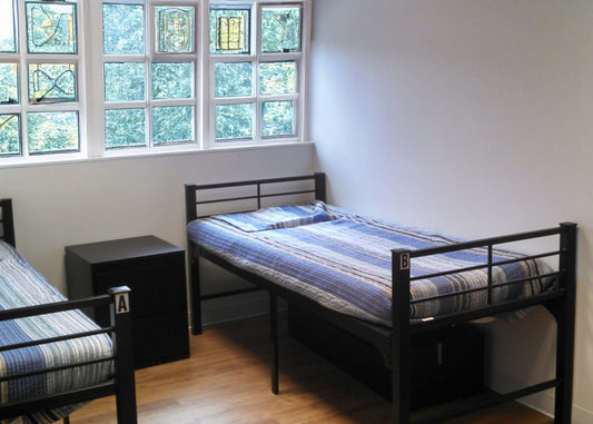 University Heavy Duty Metal Bunk-able Platform Bed Frame – Black
