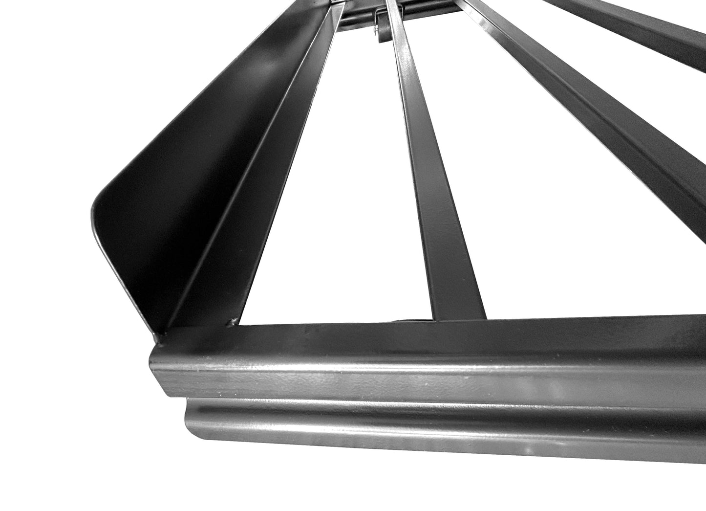 Heavy Duty Black Steel Twin Size University Bed & Trundle Set