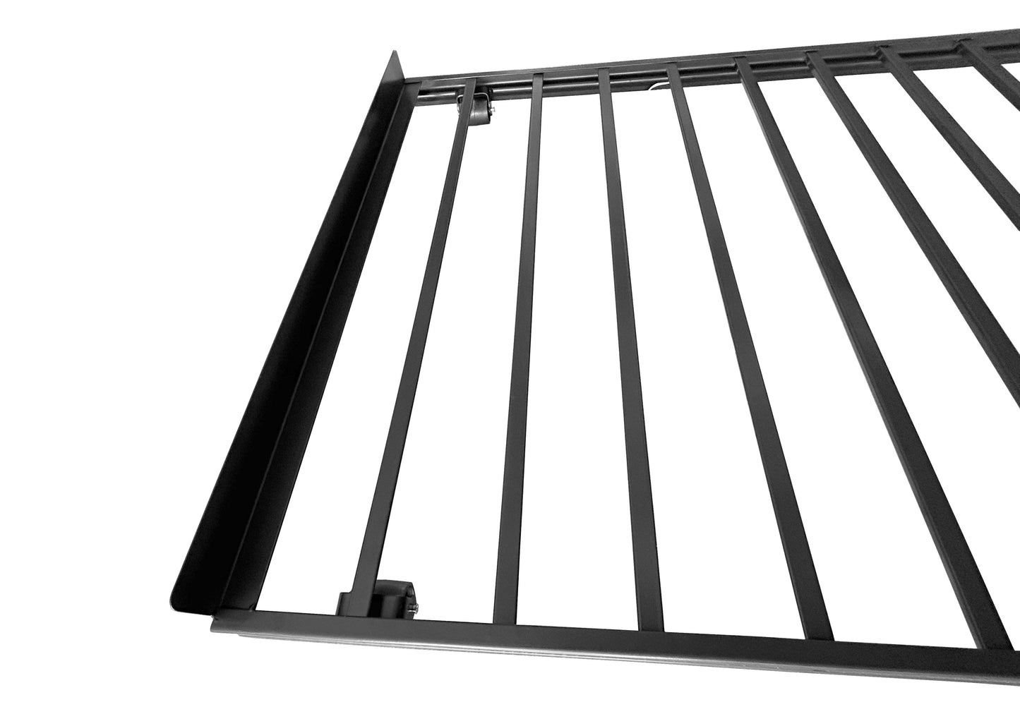 Heavy Duty Black Steel Twin Size University Bed & Trundle Set