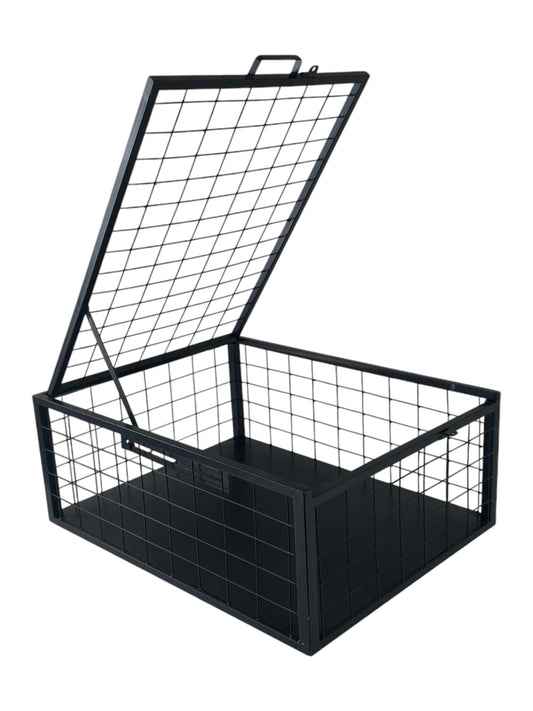 Underbed Steel Cage Cabinet – Heavy-Duty Lockable Rolling Storage Unit with Epoxy Powder-Coated Finish