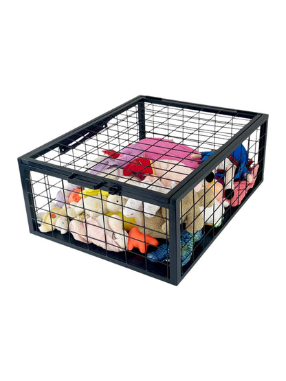 Underbed Steel Cage Cabinet – Heavy-Duty Lockable Rolling Storage Unit with Epoxy Powder-Coated Finish
