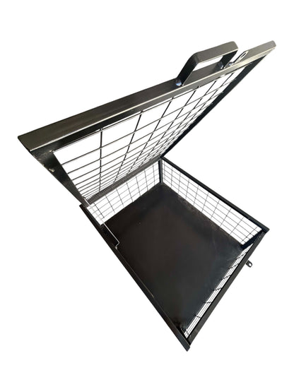 Underbed Steel Cage Cabinet – Heavy-Duty Lockable Rolling Storage Unit with Epoxy Powder-Coated Finish