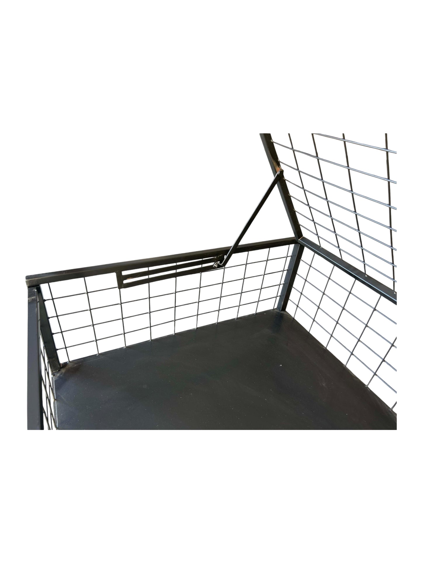 Underbed Steel Cage Cabinet – Heavy-Duty Lockable Rolling Storage Unit with Epoxy Powder-Coated Finish