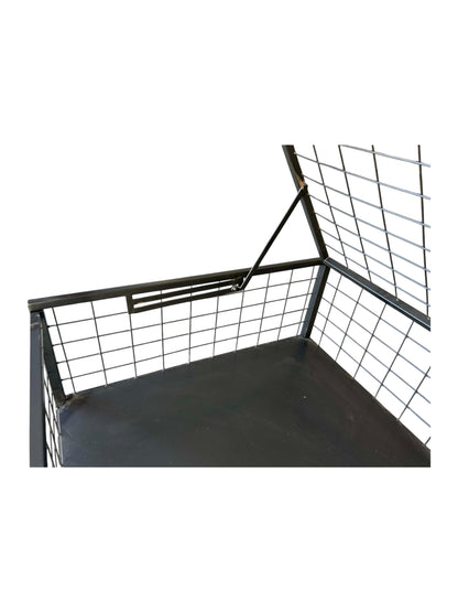Underbed Steel Cage Cabinet – Heavy-Duty Lockable Rolling Storage Unit with Epoxy Powder-Coated Finish