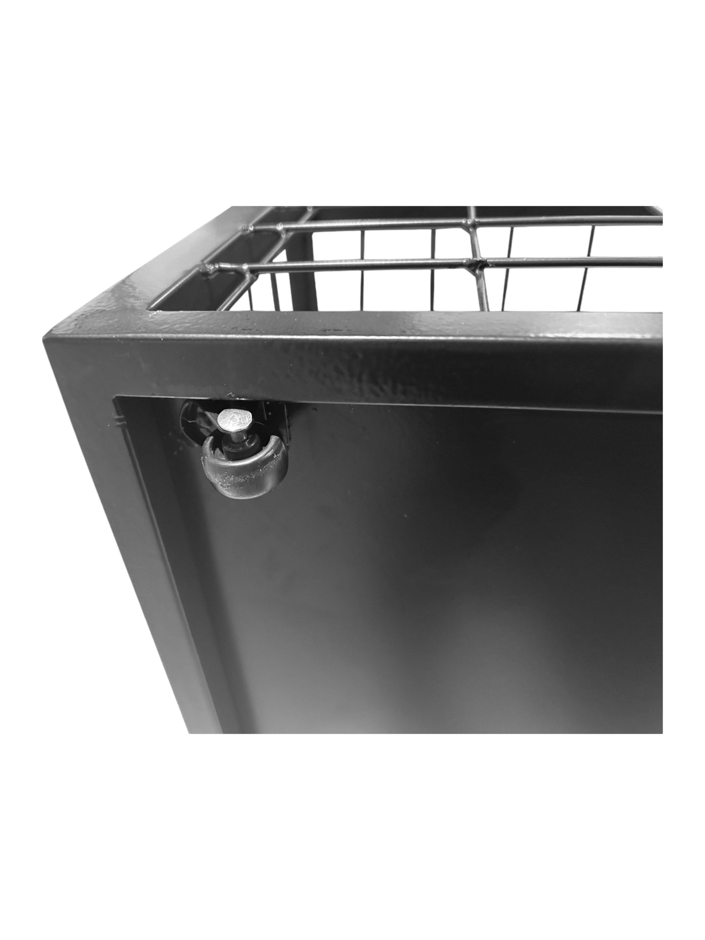 Underbed Steel Cage Cabinet – Heavy-Duty Lockable Rolling Storage Unit with Epoxy Powder-Coated Finish