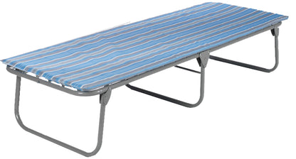 Economic Heavy Duty Steel Compact Foldable Cot w/ 1.2" Thick Foam Mat